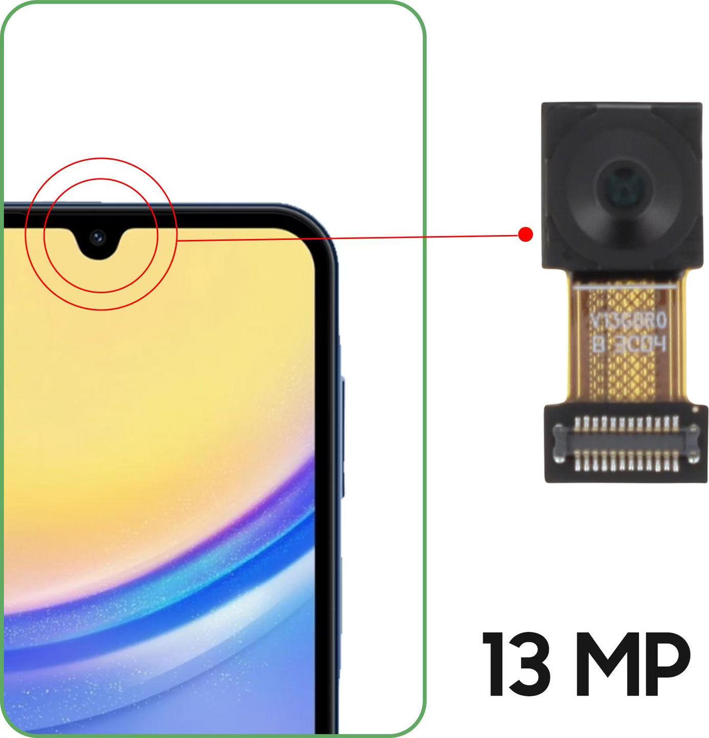 Caméra mobile Samsung VT-A15 ; SM-A156 - GH96-16606A