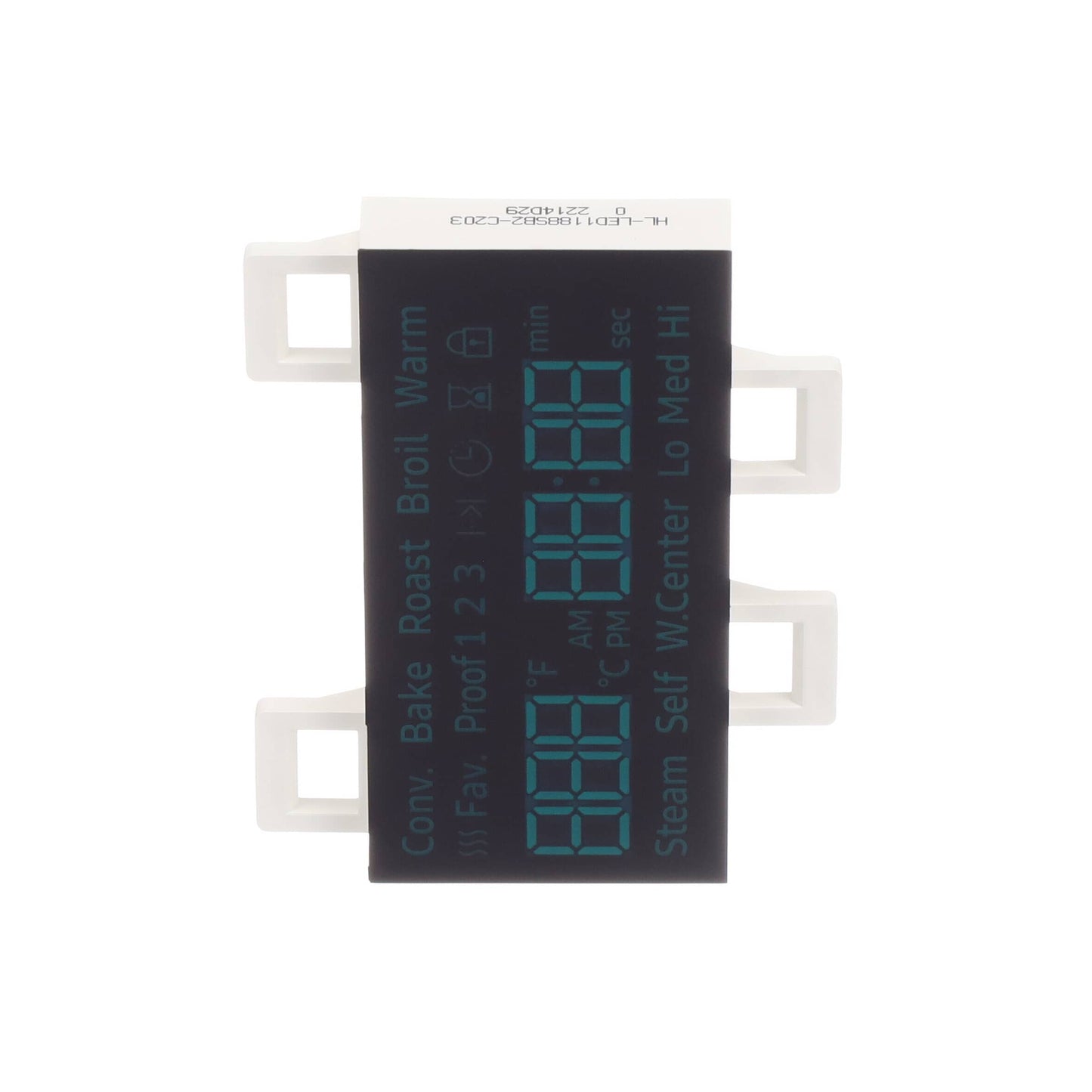 Carte d'affichage de la cuisinière Samsung NE59R6631SG/AA
