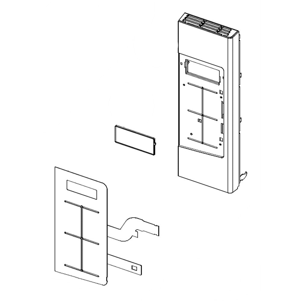 Panneau de commande du micro-ondes Samsung DE94-02517B