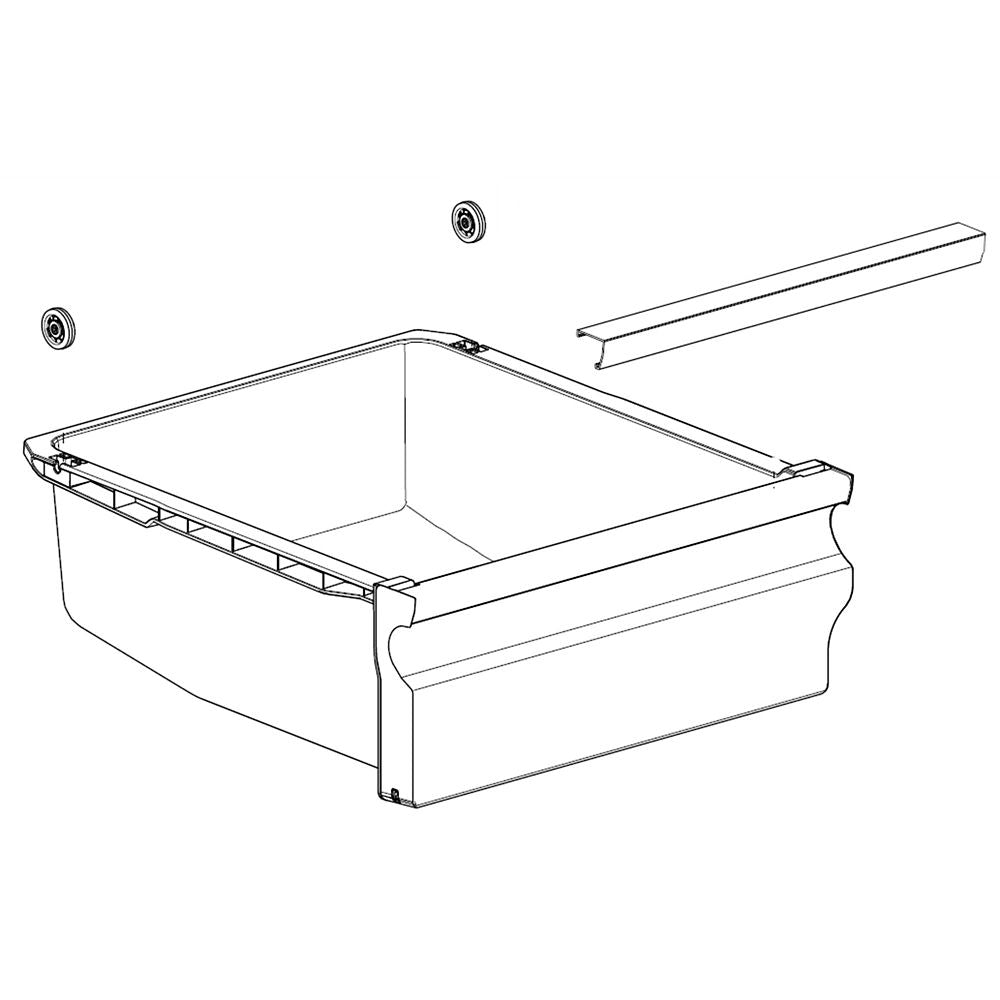 Boîtier d'assemblage Samsung DA97-12686J Veg (droit)