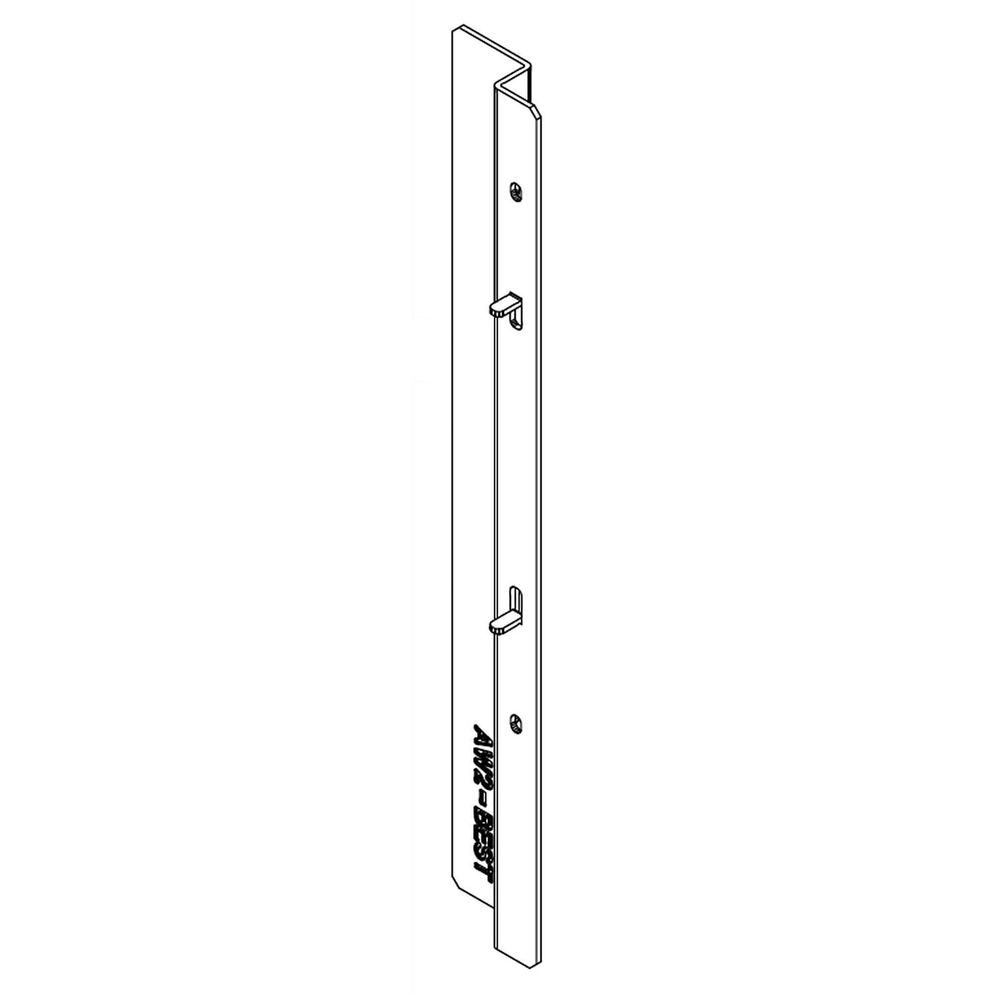 DA61-04330A ÉTAGÈRE D'ANGLE RÉF. CÔTÉ L