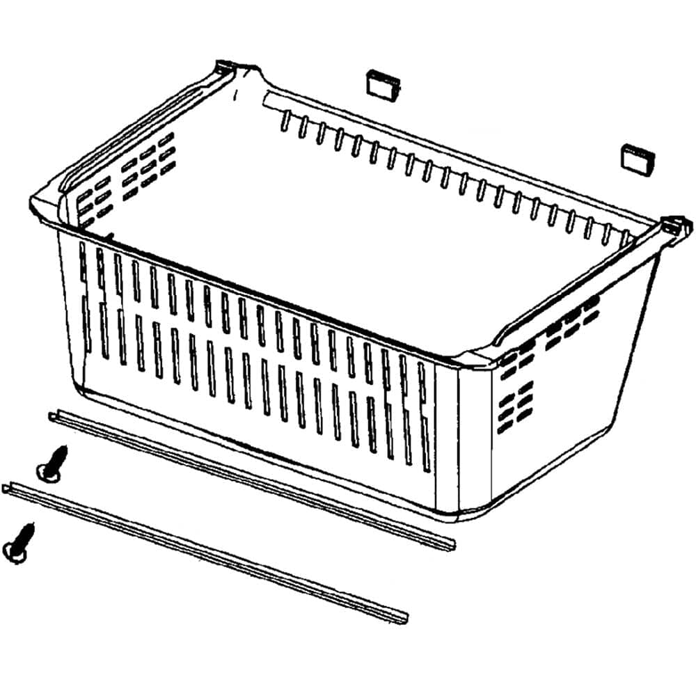 Ensemble de tiroirs et plateaux pour réfrigérateur/congélateur Samsung DA97-06276A