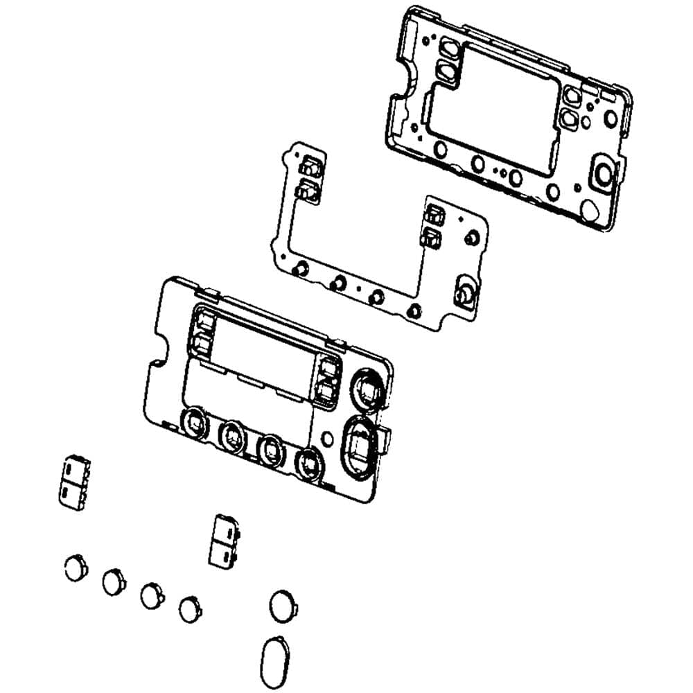Bouton d'assemblage Samsung DC97-16064D