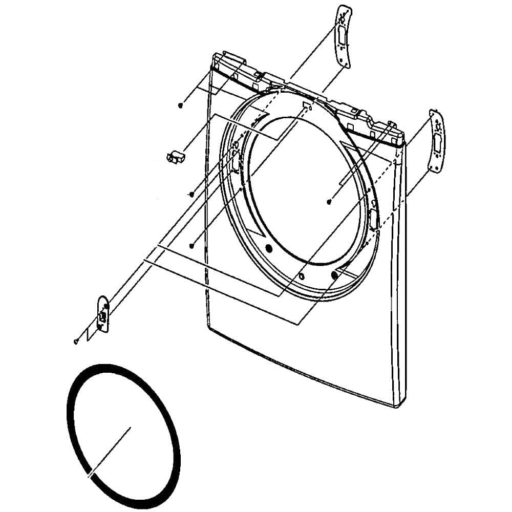 DC97-16071A ASSEMBLY FRAME FRONT