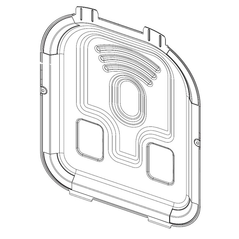 Coque arrière pour Samsung DC97-20022A
