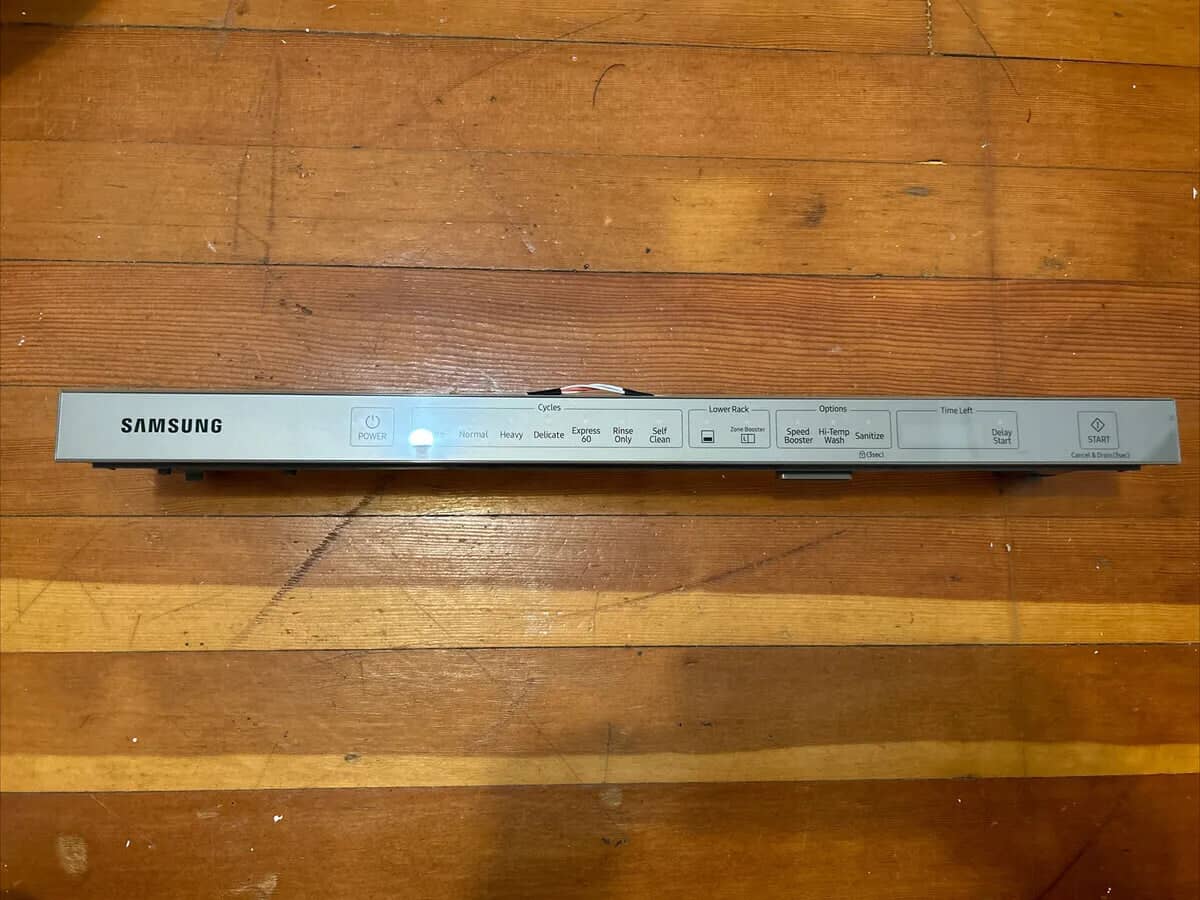 Panneau de commande d'assemblage Samsung DC97-21464H ; WF8000R