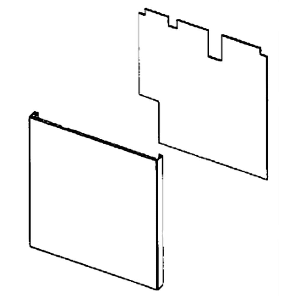 Panneau extérieur de porte de lave-vaisselle Samsung DD97-00225D