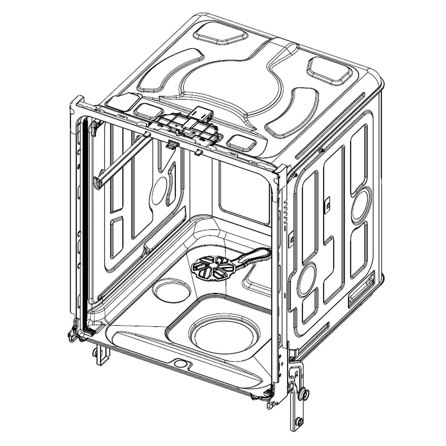 Baignoire d'assemblage Samsung DD97-00655A