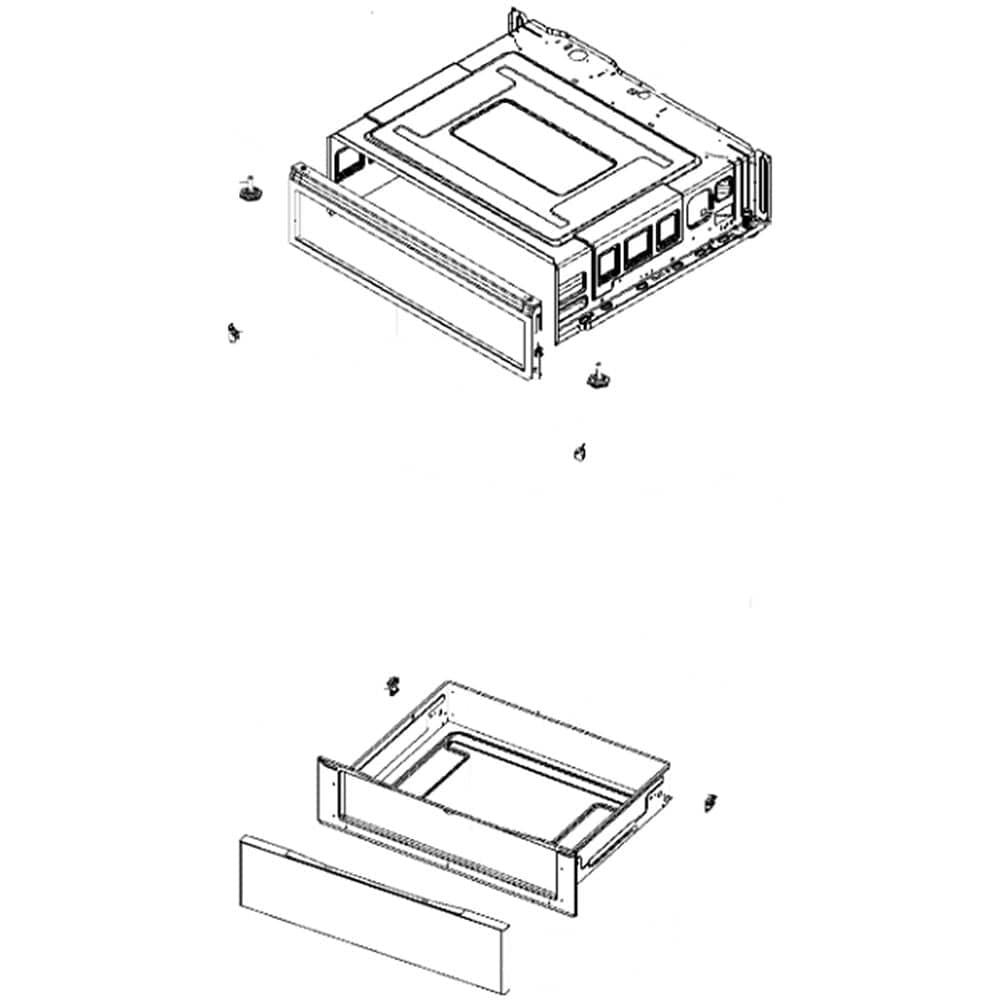 Tiroir principal Samsung DG90-00035D