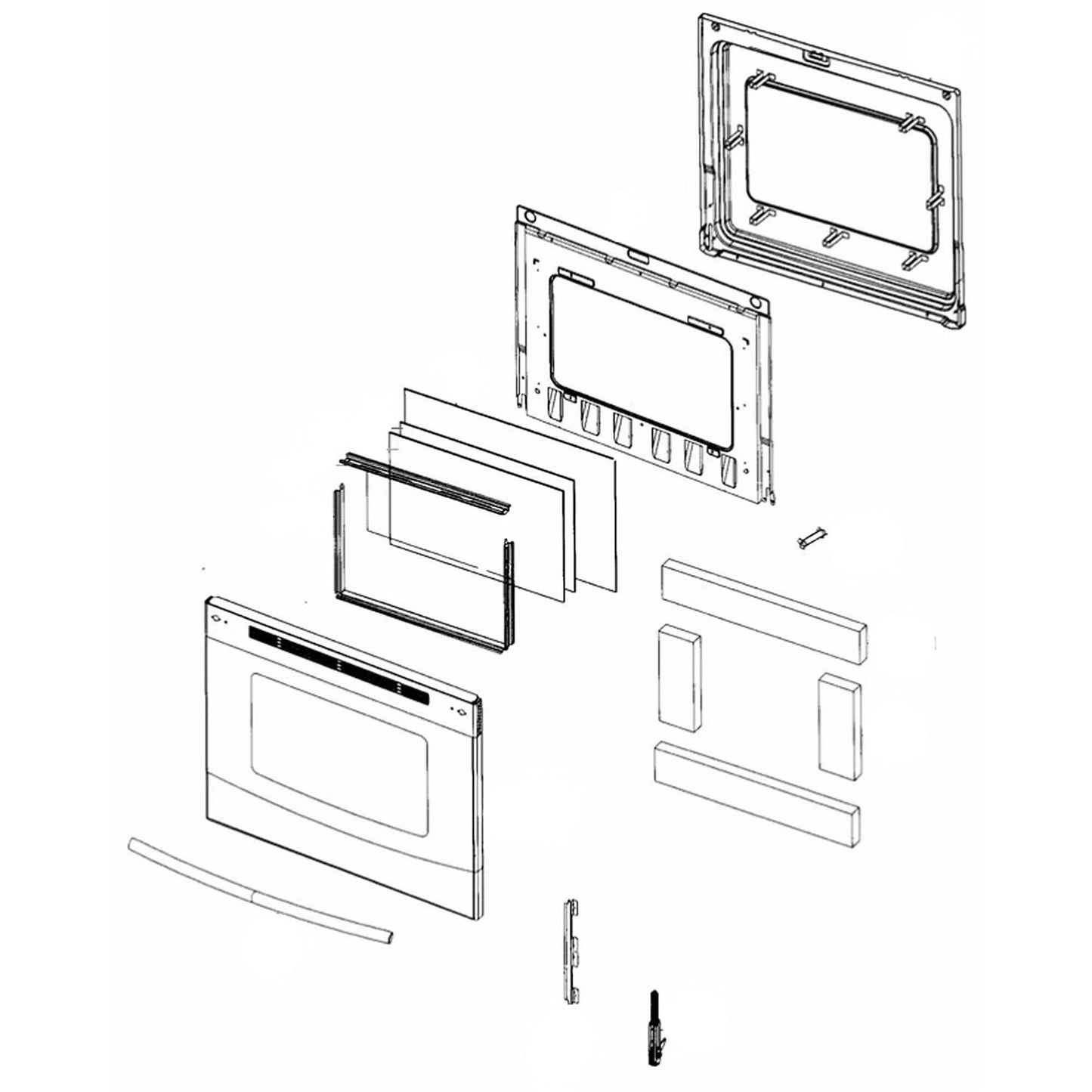 DG94-00706B PORTE D'ASSEMBLAGE