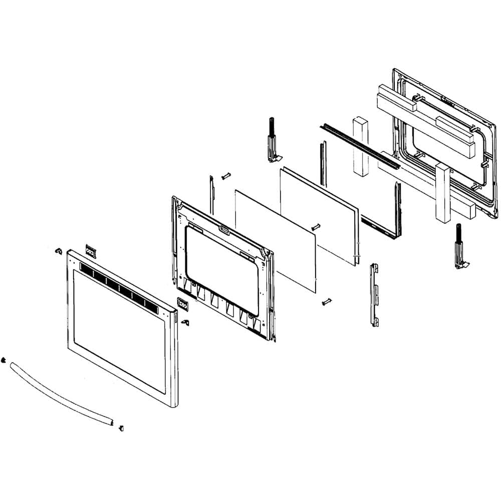 Ensemble de tiroirs de cuisinière Samsung DG94-00903A