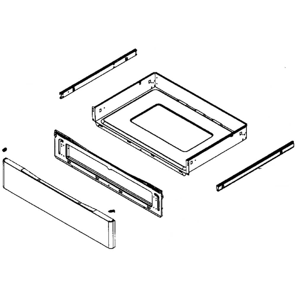 Ensemble de tiroirs de rangement pour cuisinière Samsung DG94-00903E