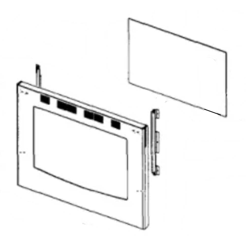 Panneau extérieur de porte de four Samsung DG94-00947A
