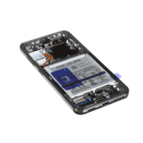 Samsung Mobile Galaxy S23 SVC Complete LCD Display Screen with Frame (Phantom Black) - GH82-30749A