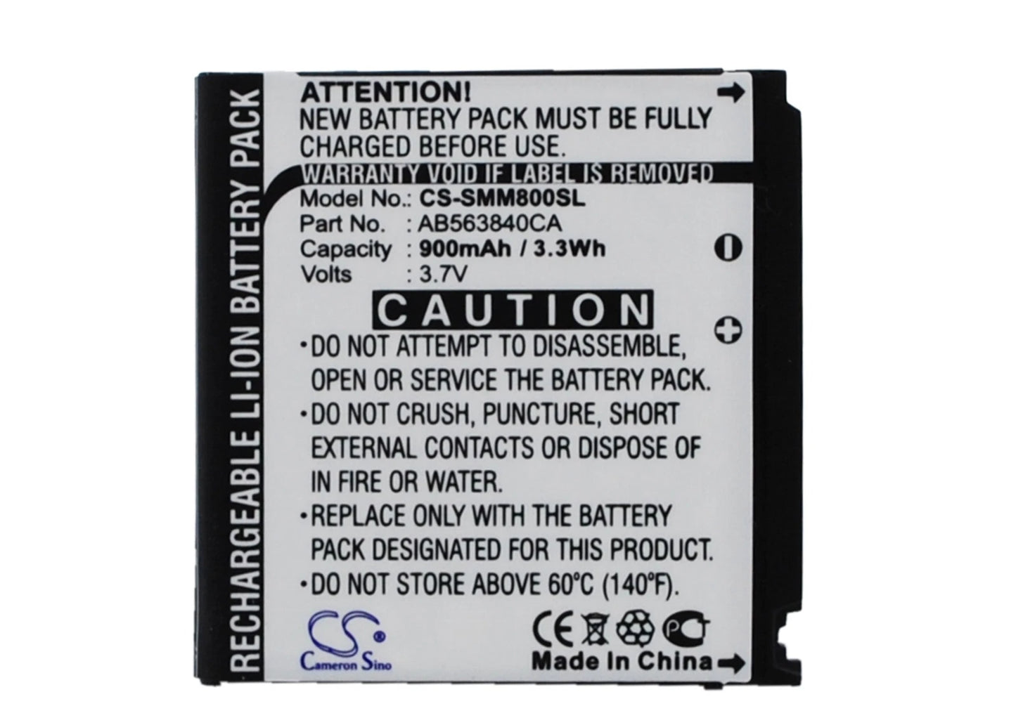 Samsung AB923446BAB BATTERIE LONGUE DURÉE/BESOIN D'UNE B PLUS GRANDE