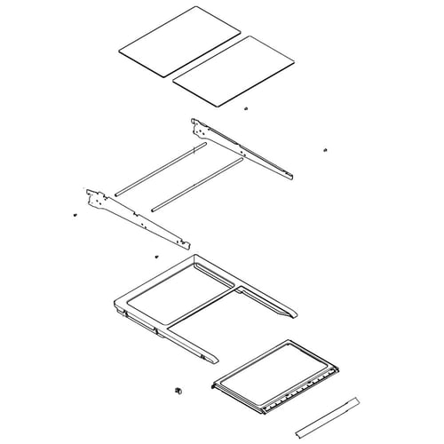 Samsung DA97-11455A Refrigerator Shelf - Samsung Parts USA