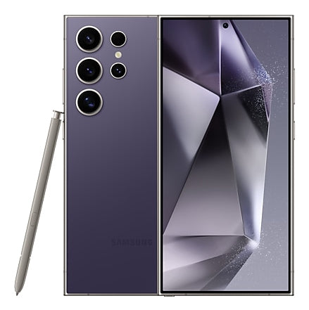 Samsung Galaxy S24 Ultra 5G SM3S926UZAAXAA - Factory Unlocked, Platinum Violet, 128GB Storage, Snapdragon 8 Gen 3