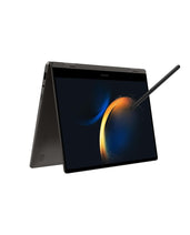 Samsung NP730QDAKB3US: Ultra-Slim Convertible Laptop with Multi-Touch OLED Display and AI-Powered Assistance.