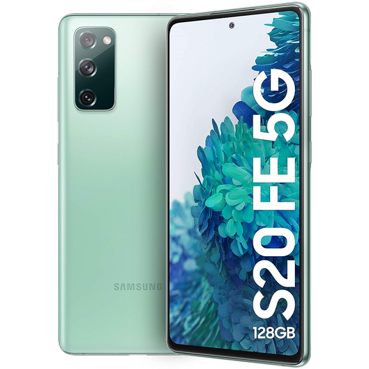 Samsung Galaxy S20 FE 5G SM-G781VZGAVZW - Verizon Locked, Cloud Mint, 128GB Storage, HDR10+ AMOLED Display