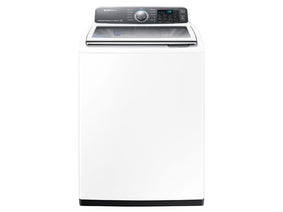 Laveuse à chargement par le haut Samsung WA48J7770AW/AA de 4,8 pi³, 11 cycles, haute efficacité – Blanc