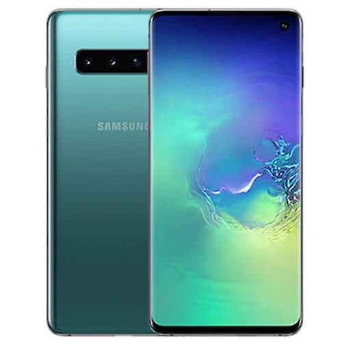 Samsung Galaxy S10 SM-G973UZIEXAA - Débloqué en usine, Vert prisme, 128 Go de stockage, compatible Samsung DeX
