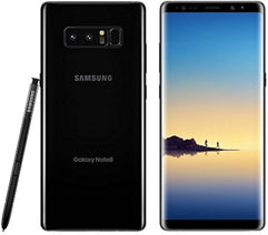Samsung Galaxy Note8 SM-G955UZBAATT - AT&T Locked, Midnight Black, 64GB Storage, S Pen Stylus, Dual Camera