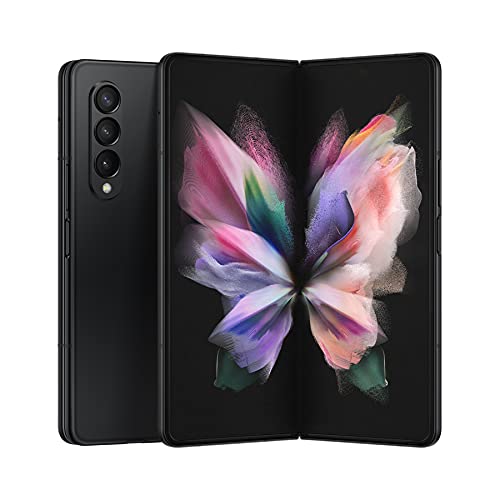 Samsung Galaxy Z Fold3 5G SM-F936UZAEXAG - Factory Unlocked, Phantom Black, 256GB Storage, Samsung Knox Vault