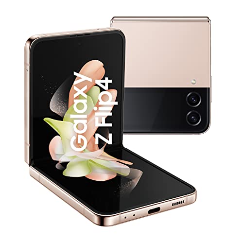 Samsung Galaxy Z Flip4 5G SM-F721ULVEXAA - Factory Unlocked, Pink Gold, 256GB Storage, Adaptive Flex Mode