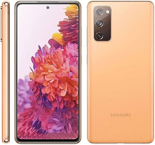 Samsung Galaxy S20 FE 5G SM-G781UZO8XAR - Factory Unlocked, Cloud Orange, 128GB Storage, Adaptive Flex Mode