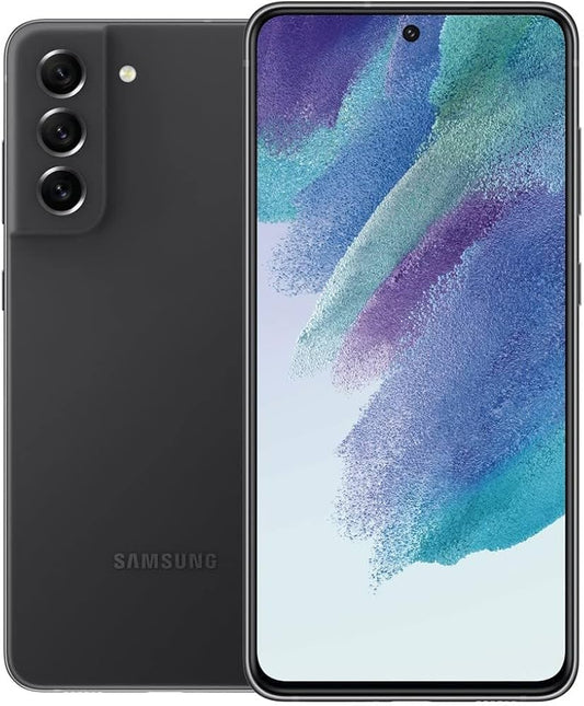 Samsung Galaxy S21 FE SM-G990ULGDXAG - Factory Unlocked, Graphite, 256GB Storage, Samsung Knox Vault