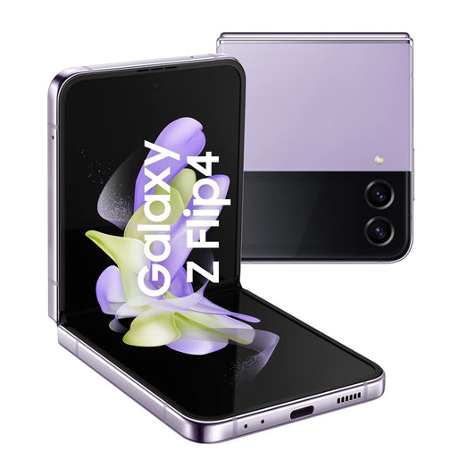 Samsung Galaxy Z Flip4 5G SM-F721U2AEXAA - Factory Unlocked, Bora Purple, 512GB Storage, Gorilla Glass Victus+