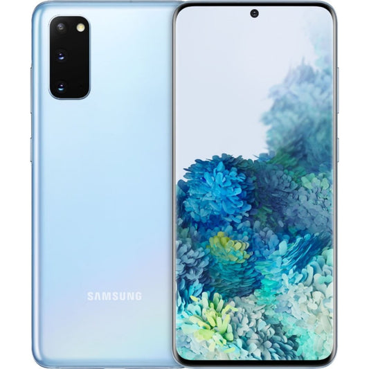 Samsung Galaxy S20 SM-G981 - Modèle de base, connectivité 5G, écran AMOLED dynamique de 6,2 pouces, Snapdragon 865, partage d'alimentation sans fil