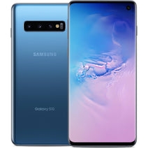 Samsung Galaxy S10 5G SM4G973UZBAATT - Verrouillé AT&amp;T, Bleu Prisme, 128 Go de stockage, Snapdragon 855