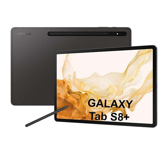 Samsung SMX820 - Galaxy Tab S8+, écran Super AMOLED 12,4 pouces, compatible S Pen et DeX