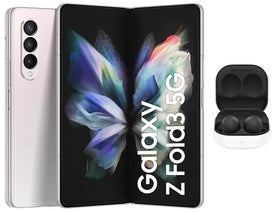 Samsung Galaxy Z Fold3 5G SM-F936UZEEXAU - Factory Unlocked, Phantom Silver, 128GB Storage, Samsung Knox Security