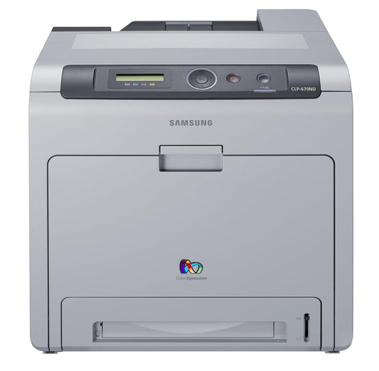 Imprimante laser couleur Samsung CLP-670N : une imprimante laser couleur en réseau fiable avec un rendement efficace