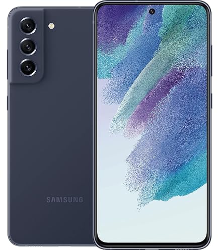 Samsung Galaxy S21 FE SM-G990UZBAXAU - Factory Unlocked, Blue, 256GB Storage, One UI 6.0