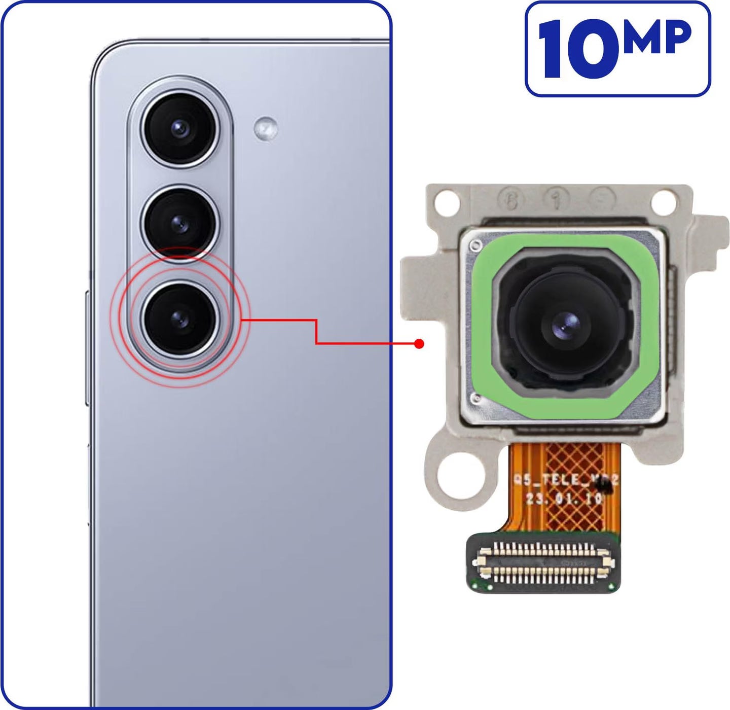 Caméra Samsung GH96-15975A ASSEMBLÉE-11M 1/3.94, TELE, SM-F946