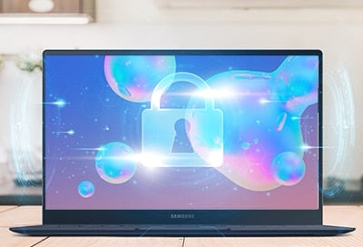 Samsung NP762XDAXA1US: Secure Business Notebook with AI Threat Detection and Privacy Features.