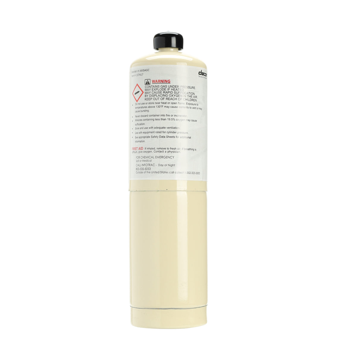 DA81-08091A Bouteille de gaz argon de service 34 L
