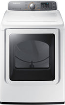 Sécheuse à gaz à chargement frontal Samsung DV48H7400GW/A2 de 7,4 pi³