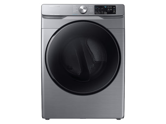 Sécheuse électrique Samsung DVE45R6100P/A3 de 7,5 pi³ avec Steam Sanitize+, couleur platine