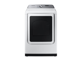 Sécheuse électrique Samsung DVE50R5400W/A3 de 7,4 pi³ avec Steam Sanitize+, blanche