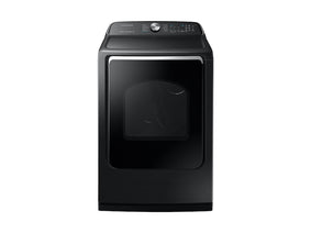 Sécheuse électrique Samsung DVE54R7200V/A3 de 7,4 pi³ avec Steam Sanitize+, en acier inoxydable noir