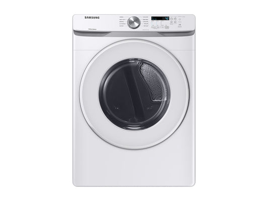 Sécheuse électrique Samsung DVE45T6000W/A3 de 7,5 pi³ avec capteur de séchage, blanche