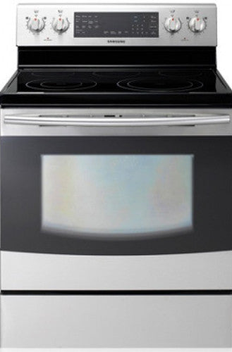 Cuisinière électrique à convection autonettoyante à 5 brûleurs Samsung NE595R0ABSR/AC