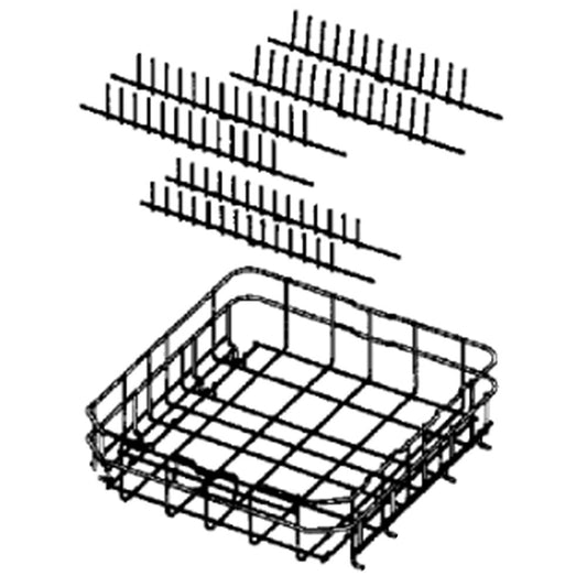 Samsung DD97-00197B Dishwasher Dishrack, Lower