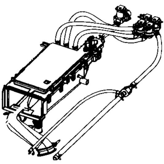 DC97-18162B Washer Dispenser Drawer Housing Assembly
