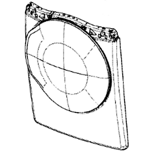 Samsung DC97-19330A Dryer Front Panel