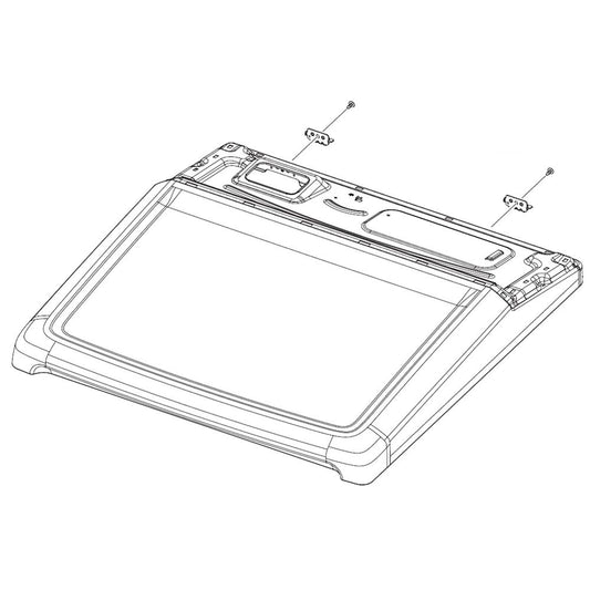 Samsung DC97-21430B Dryer Top Panel